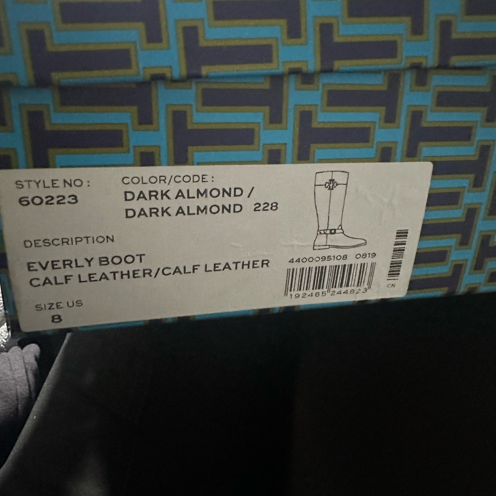 Tory Burch Everly Riding Boot 8 - Picture 5 of 5